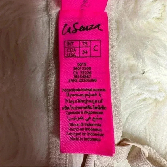 La Senza Remix Push  Up Plunge Bra Light Pink Size 34C - Picture 11 of 16